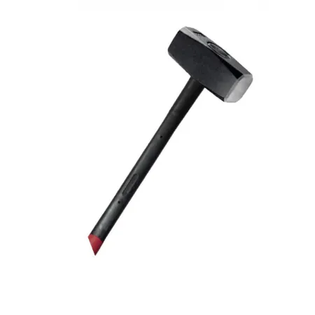 Standard-Massehammer schwarz - 8 kg - Fasergriff