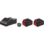 2 Stück 8-Ah-Batterien + Ladegerät – Gal 18 V – 160 –