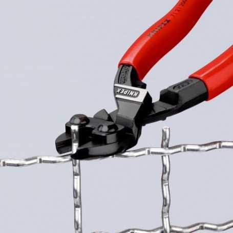 Cutter mit doppel hebel knipex - 7121-mm.200 - kopf geneigt