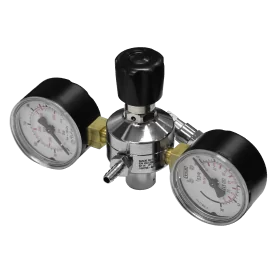 Reduzierstück - Druckbehälter-mit Manometern-30 Liter Minute