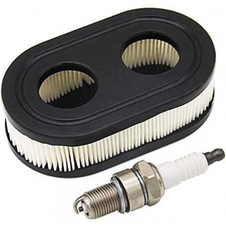 Filter + Zündkerze + Motoröl (oder bereits im Motor eingesetzt)