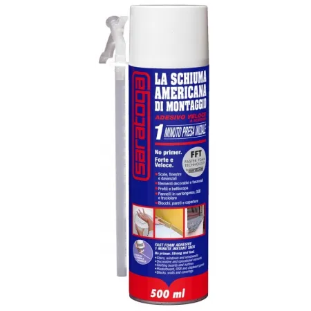 Adhesive American Foam - ml. 500 - Polyurethan Saratoga
