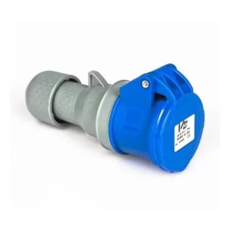 EWG-Industriesteckdose – vb-0223z – 2p+t 16a 230 V H6 IP44 Schnellverschluss