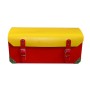 Ledertasche für Klempner – gelb/rot – 46 cm