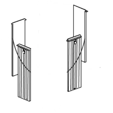 Docma 4 Stück Serie Schlittschuhe – 118370 – für SVG1000 Holzspalter