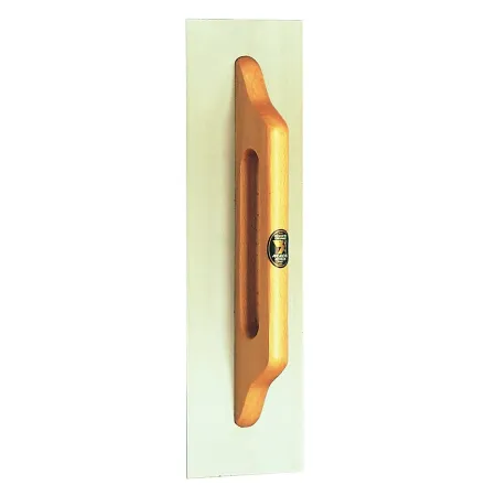 Zweihand-Stahlkelle - 48x14 gezahnt - glatt