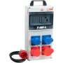 Schalttafel für Baustellen – 400 V/16 A, IP44 – Cee