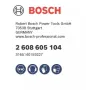 Schleifblätter d.115 v bosch - 2608605104 - rot-gr.60-stk.5