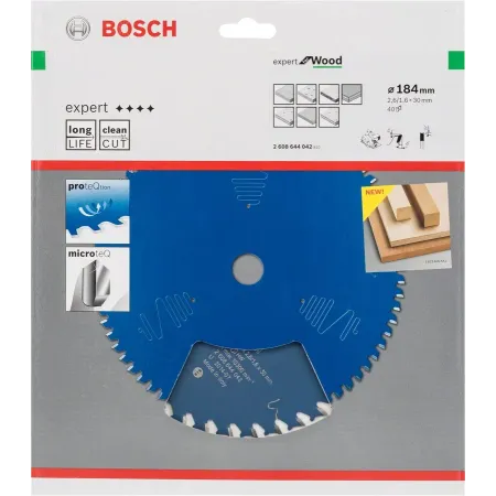 Widia Bosch Kreissägeblatt - 184x30-d.40 - Experte für Holz