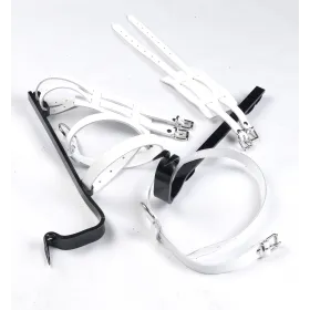 Langes Steigeisen - mit Riemen - Paar