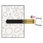 Fischer-Dübel – 10 x 35 m – Messing