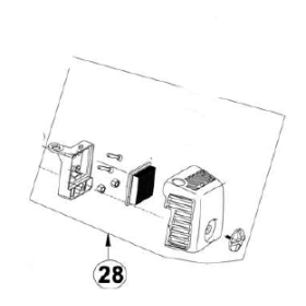 Motorkpl. Luftfilter docma - 418883 - für Motor (nur 508)