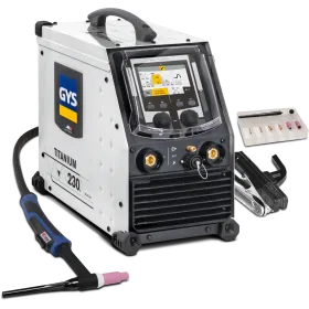 WIG AC/DC GYS Schweißgerät - Titanium 230 - mit WIG-Kit