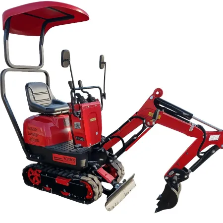 Bluebird Minibagger - Mex 600 - MIT ÜBERROLLBÜGEL UND MOTORHAUBE