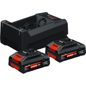Bosch Expert 4Ah Starterset – 2 x 4Ah Akkus – mit Ladegerät
