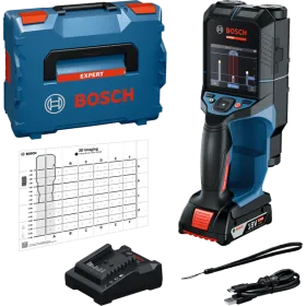 Bosch Expert Metalldetektor – D-Tect18V200-17C – mit 2-Ah-Akku und Ladegerät