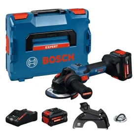 Bosch Expert 125 EXWS 18V-15S Winkelschleifer mit 2 Akkus und Ladegerät