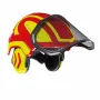 Pfanner Protos Helm - Wald - Rot/Gelb