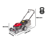 Honda HRG 466 SK 46 cm selbstfahrender Rasenmäher