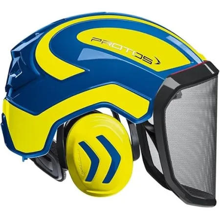 Pfanner Protos Helm - Wald - Blau/Gelb