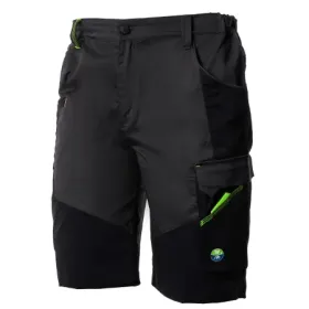 Schöne, dehnbare Bermudashorts – Größe L – grau/schwarz