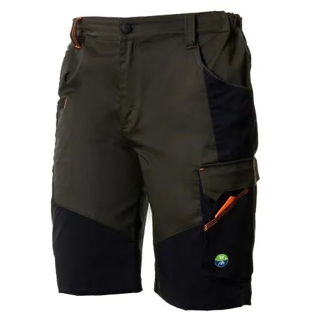 Schöne, dehnbare Bermudashorts – Größe XXL – grün/schwarz