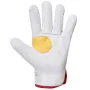 Weiße Blumenhandschuhe - 214-top - Größe 10