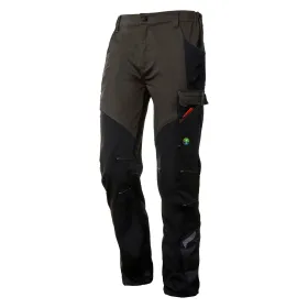 Schöne Stretchhose – Größe XL – grün/schwarz