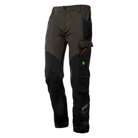 Schöne Stretchhose – Größe XXL – grün/schwarz