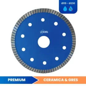 Dünne Keramikscheibe Pro - d.115 f.22.2 blau - Diamant