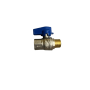 Evolution Normgasventil - 1/2 - mf - blauer Hebel-mf
