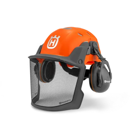 Husqvarna Technischer Forsthelm Orange | Persönliche Schutzausrüstung