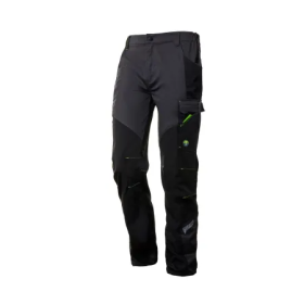 Schöne Stretchhose – Größe S – grau/schwarz