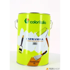 Schwarze Farbe catramina - 5 Liter