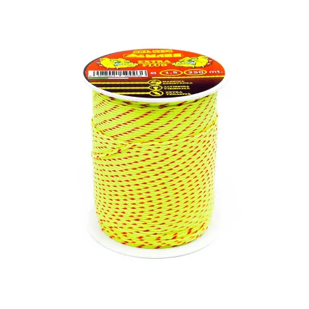 Draht-bau-zopf-mass - d.3.5-mt.50 - orange fluo