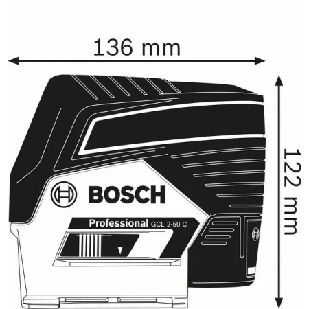 Wasserwaage bosch laser - exim-doc 2-50 c - + support-rm2