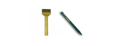 Maurerausrüstung: Meißel und Handbits