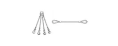 Seile mit Ringen, Schlaufenseil, Ringseil mit 4 Haken...